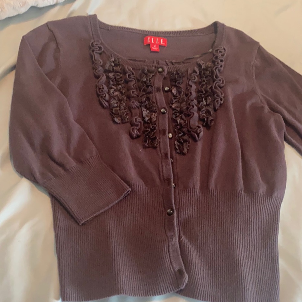 3/4 cardigan.
